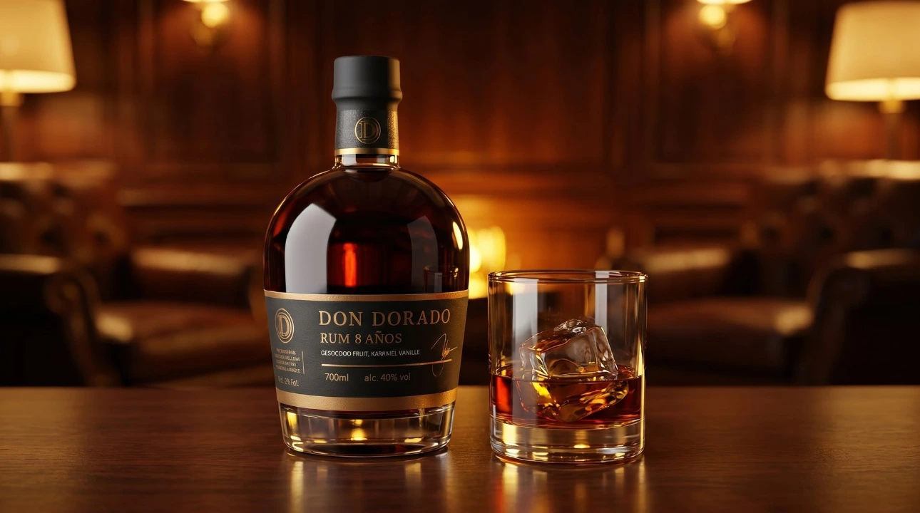 Don Dorado Ron 8 Años desarrollado por Newspirits y Brouwhoeve Destilería
