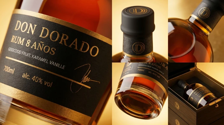 Newspirits desarrolla diseño de marca, etiqueta y botella para Don Dorado Ron