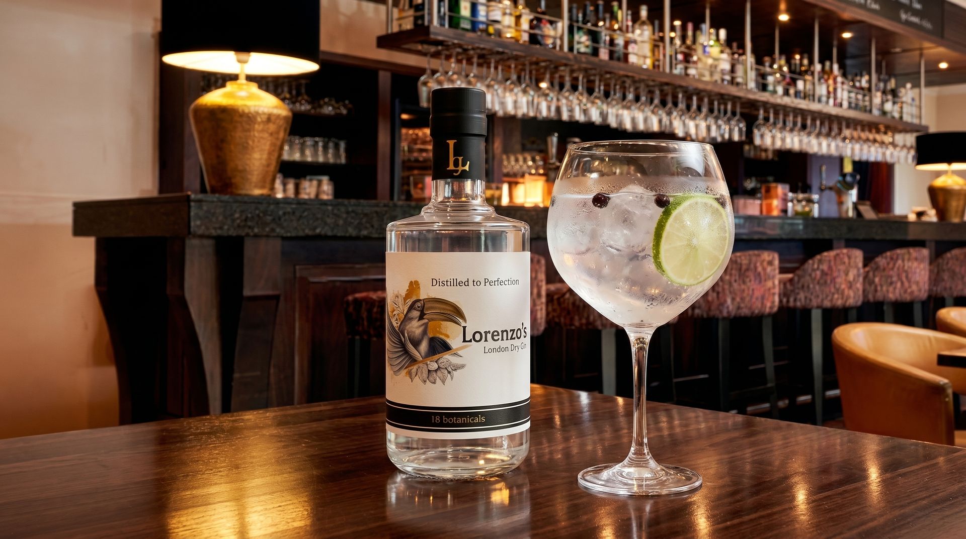 Ginebra Tónica de Lorenzo con palo de canela