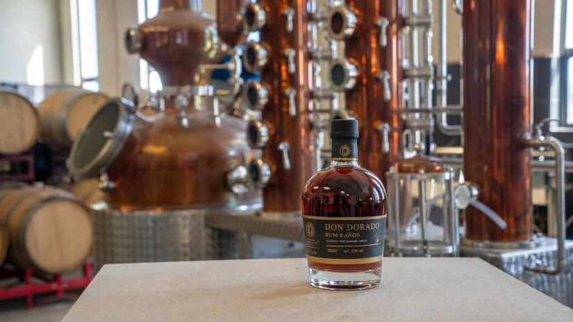 Fermentación de ron como base para Don Dorado Rum 8 Años
