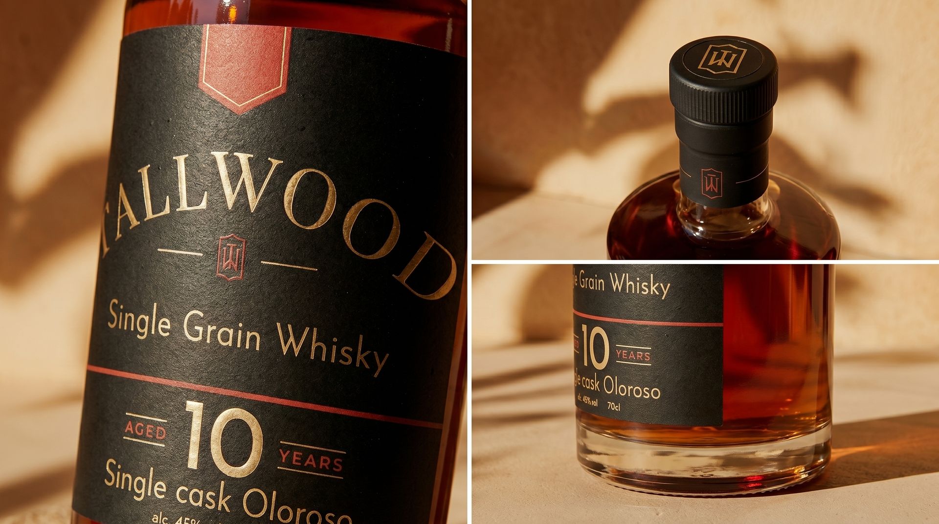 NewSpirits desarrolla diseño de marca, etiqueta y botella para Tallwood Whisky