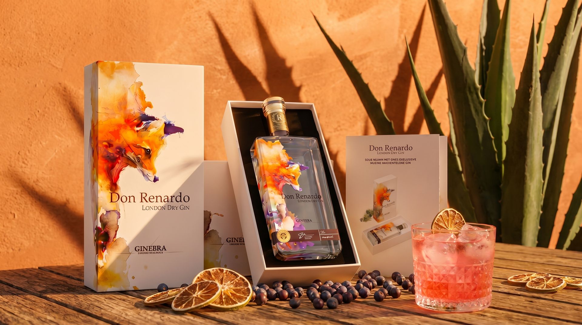 Ginebra personalizada para eventos y empresas con packaging exclusivo