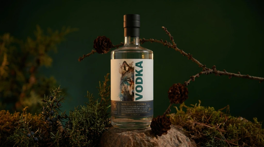 Brand concept voor Wildlife Wodka door Newspirits