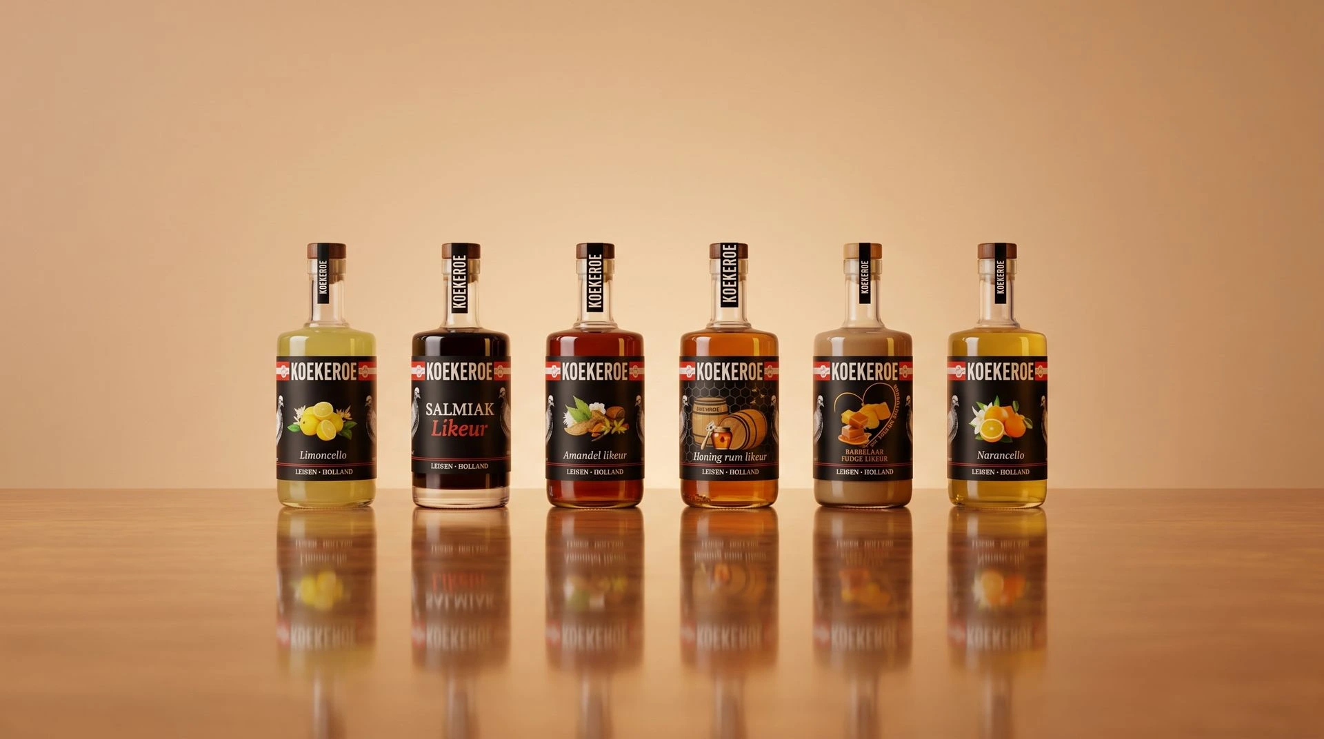 Koekeroe likeuren als private label concept.