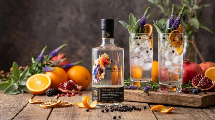 Private label London Dry Gin ontwikkeld door Brouwhoeve