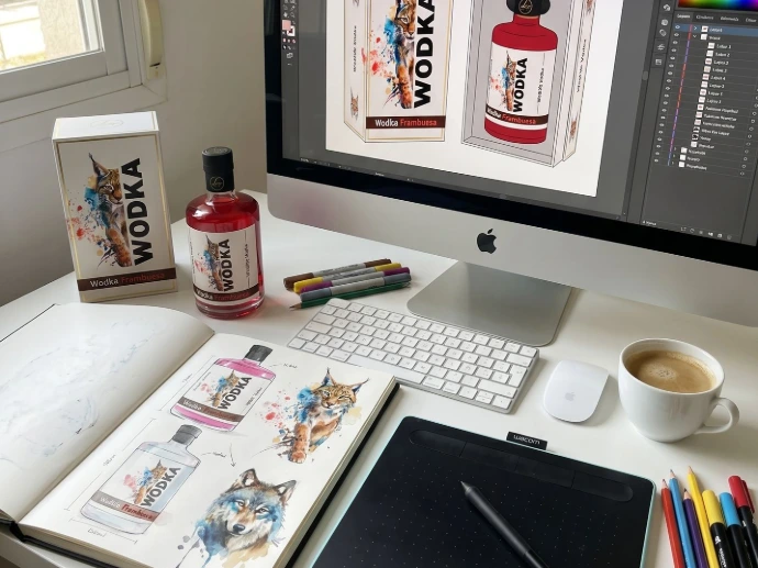 Wildlife Wodka als commerciële dranklijn voor slijterijen