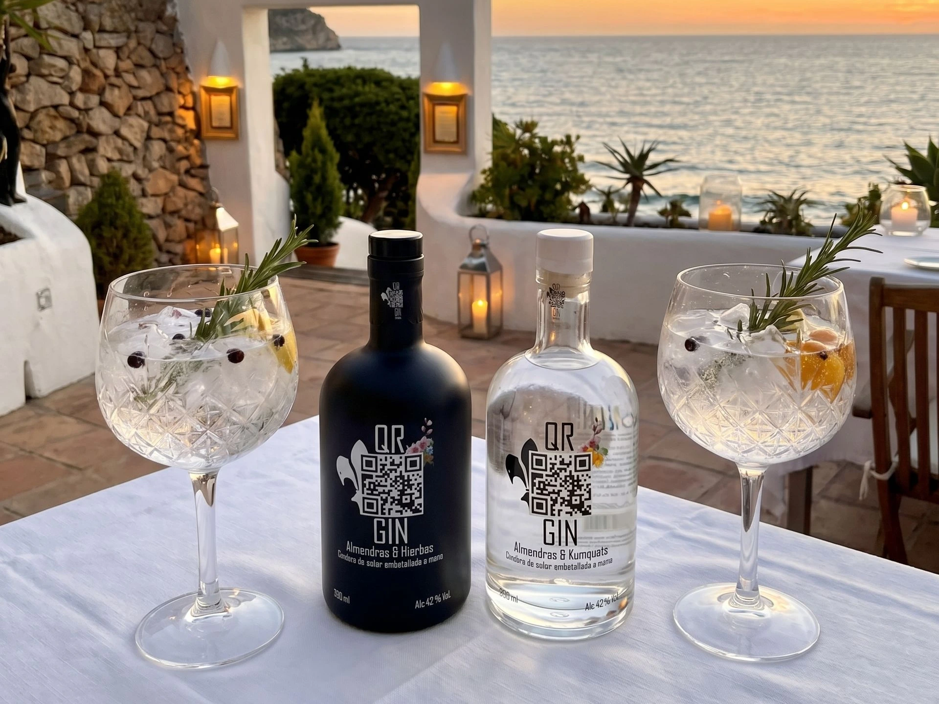 Brouwhoeve ontwikkelt QR Gin voor Restaurant Le Dauphin