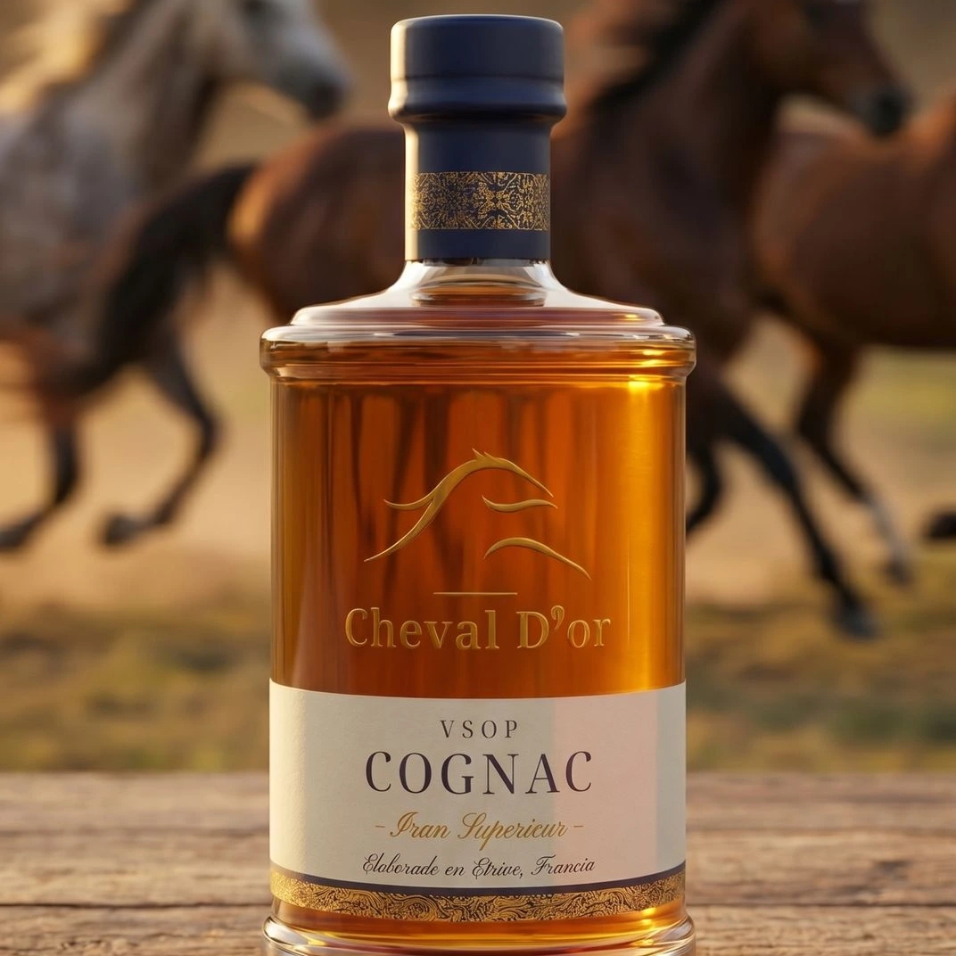 Cheval d’Or Cognac met elegante verpakking voor zakelijke verkoop