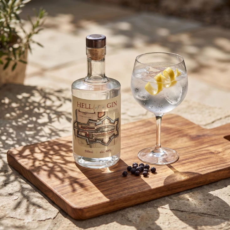 Premium Hell of a Gin ontwikkeld als private label gin voor Slijterij La Bouteille