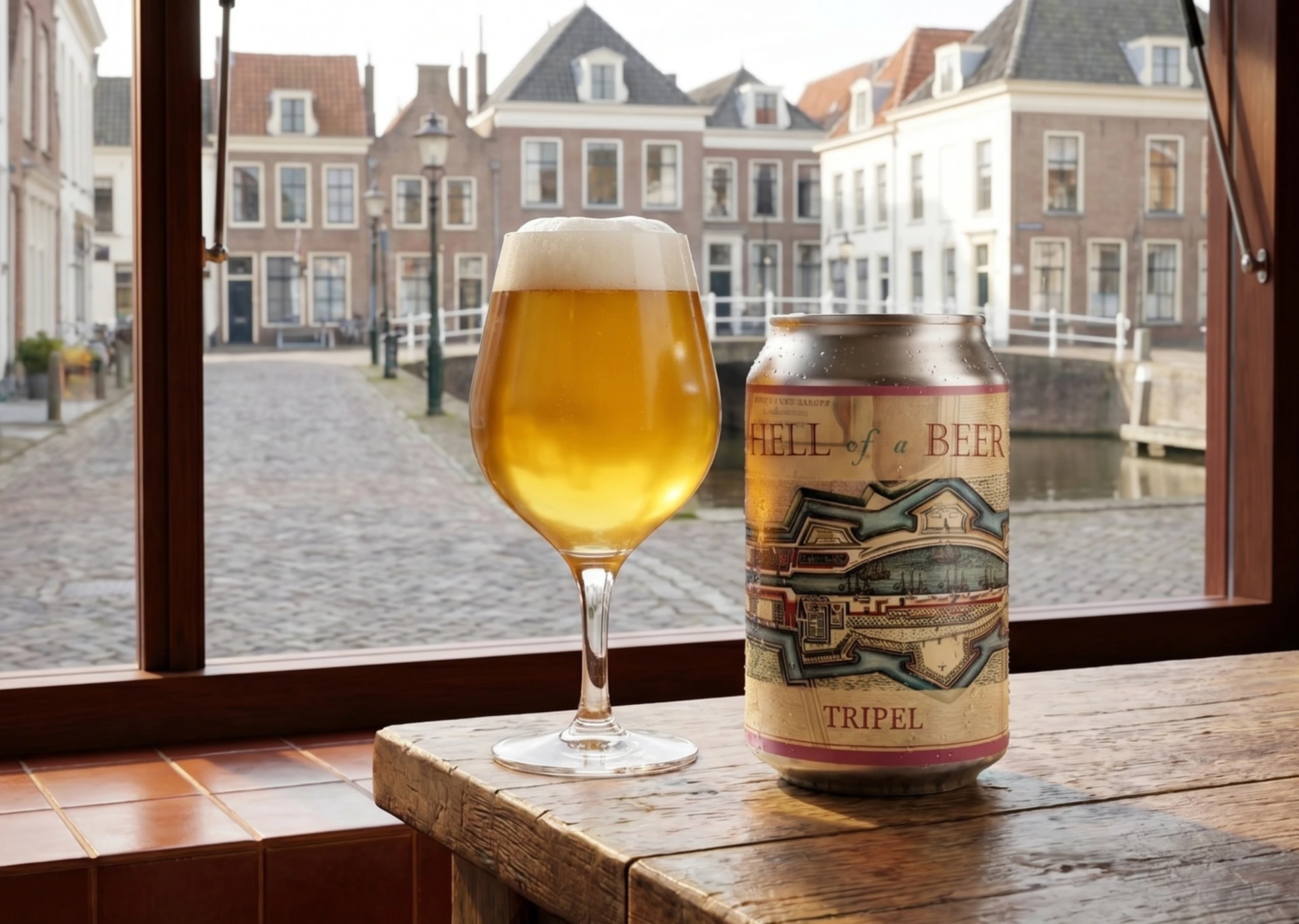 Hell of a Beer Tripel bier in blik, een krachtig en complex private label speciaalbier voor slijterijen