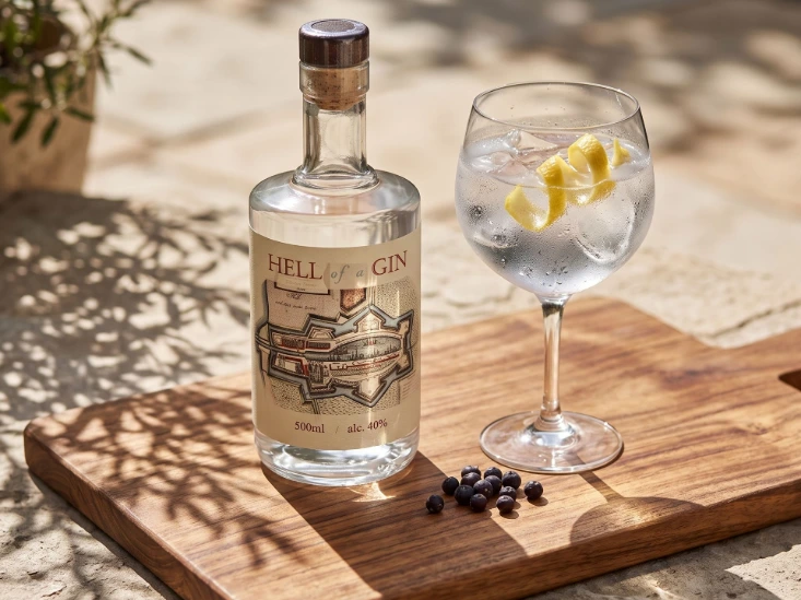 Premium Hell of a Gin ontwikkeld als private label gin voor Slijterij La Bouteille