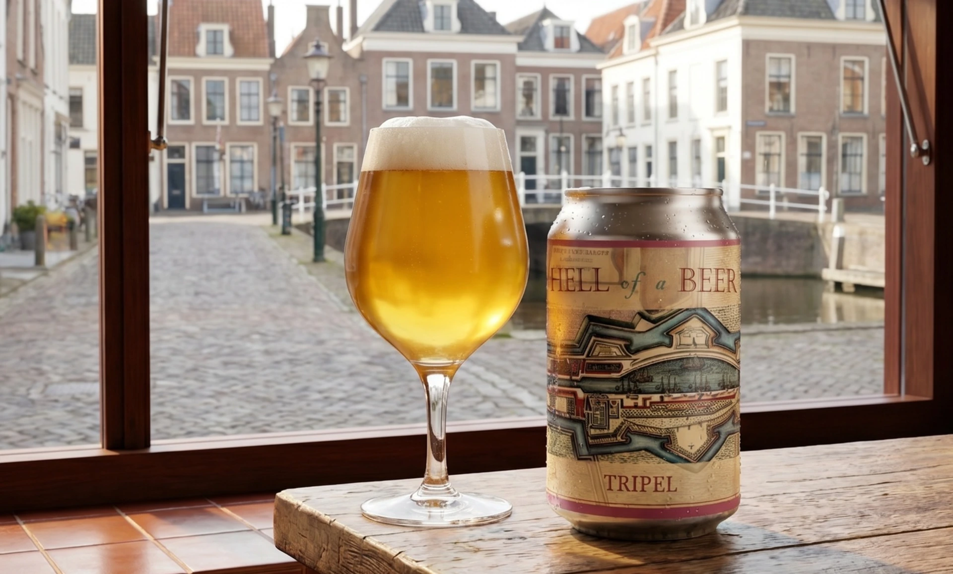 Hell of a Beer Tripel bier in blik, een krachtig en complex private label speciaalbier voor slijterijen